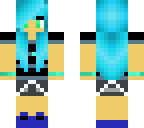 blue girl