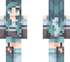 blue pastel neko