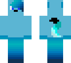 blue wolf skin