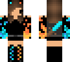 chibi fire water warrior fox