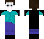 creepy steve with armor