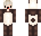cute boy with panda costume
