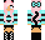 cyan cat girl