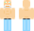 greasy old guy with pants