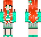 green team cheerleader