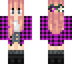 magenta flannel