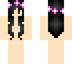 pink flower girl hair base