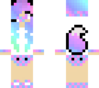baby pink and blue baby with derp
