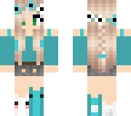 blue bunny girl skin