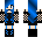 blue goth girl