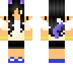 cat girl with black hair