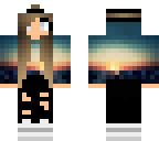 cool sunset girl