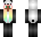 fun rainbow panda