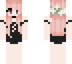 mic in a swimsuit