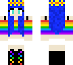 rainbow flower girl