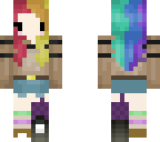 rainbow hair