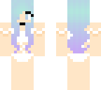 rainbow haired swim girl fixed