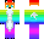 rainbow wolf edit
