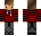 red-black shirt