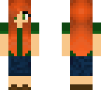 redhead green shirt