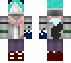 teal haired fox