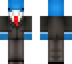 whale with suit