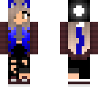 blue cat girl