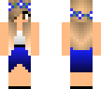 blue girl