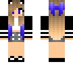 girl with blue