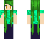 green hair