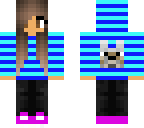 neon doggo girl