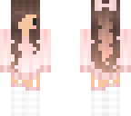 pink chibi girl bow