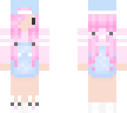 pink hair bunny girl