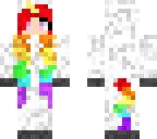 rainbow unicorn girl improved