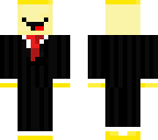 banana in a suit