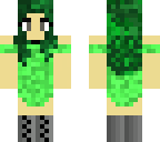 basic green girl