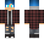 blue hair