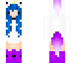 blue-hair unicorn girl
