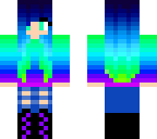 blue rainbow gurl