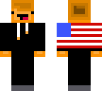 donald trump cube skin