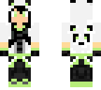 lime green pvp panda girl