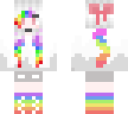 rainbow cat girl