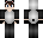 simple panda onesie guy