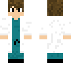 turquoise scrubs and coat