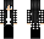 black and white flannel