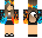 blinking girl ice and fire