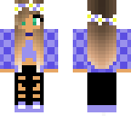 blue casual girl