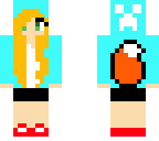 blue creeper girl