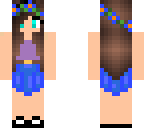 blue floral