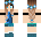 blue flowergirl